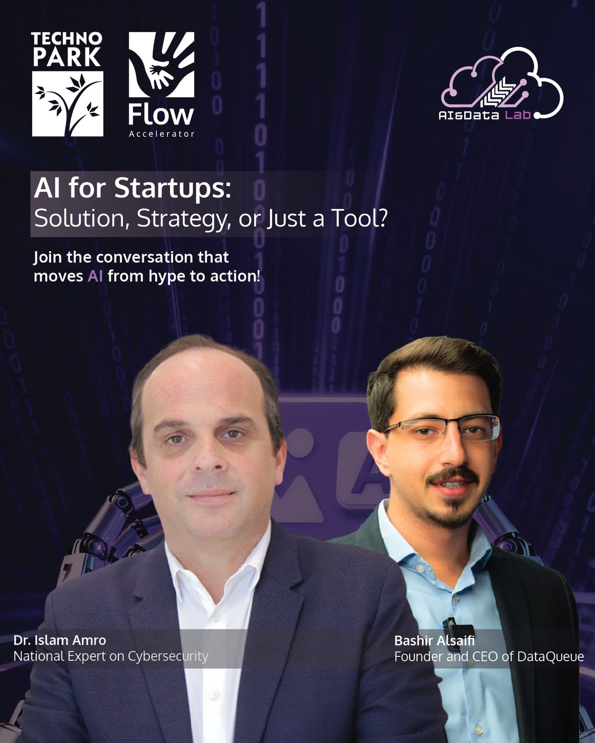 AI for Startups: Solution, Strategy, or Just a Tool? — Speakers