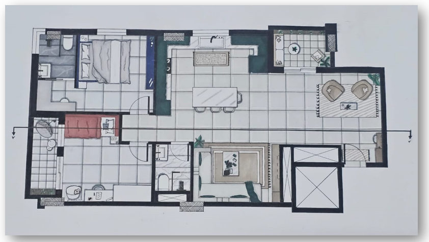 Residential apartment design